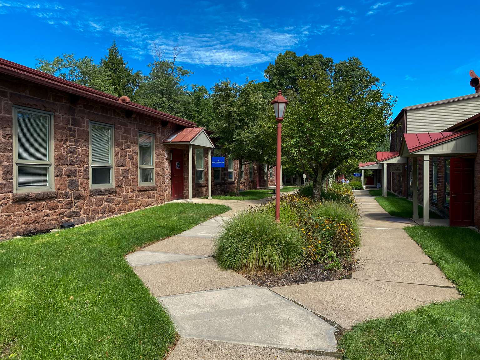 avon village center property front lawn